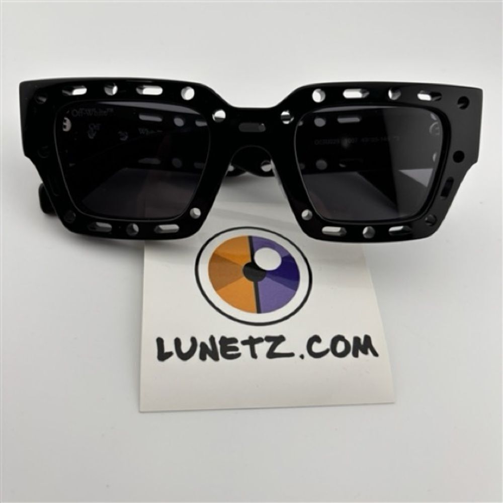 Off-White Mercer Black Studded Sunglasses